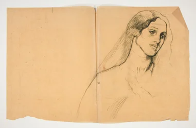Studie einer Frau