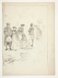 Unbetitelte Illustration zu Oliver Goldsmith