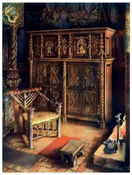 Das Königszimmer Oxburgh Hall, Norfolk, 1910