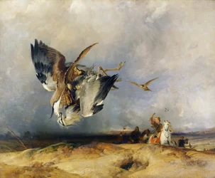 Falknerei in alten Zeiten