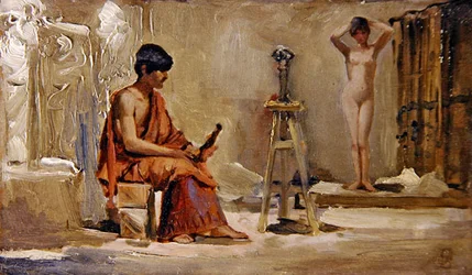 Das Modell des Künstlers