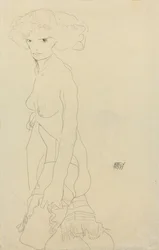 Weiblicher Akt; Mädchenakt, 1911
