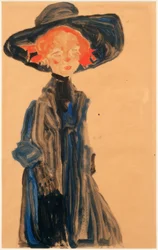 Mädchen in Blau