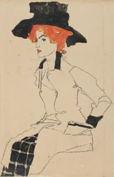 Porträt einer Frau, 1910.