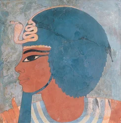Kopf von Amenophis III aus dem Grab von Onsou, 18. Dynastie, 1550-1295 v. Chr.
