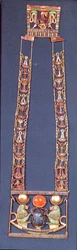 Halskette der aufgehenden Sonne, aus dem Grab von Tutanchamun (ca. 1370-52 v. Chr.) Neues Reich