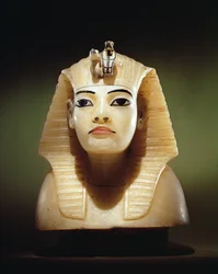 Stopfen einer der Kanopenurnen, aus dem Grab von Tutanchamun, Neues Reich