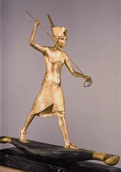 Der Harpunier, aus dem Grab von Tutanchamun (ca. 1370-1352 v. Chr.) Neues Reich
