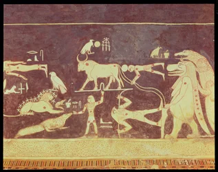 Sternbilder aus der Grabkammer des Grabes von Sethos I., Neues Reich, 1294-1279 v. Chr.