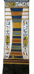 Ägypten, Theben, Luxor, Tal der Königinnen, Grab von Nefertari, Djed-Säule, die Osiris