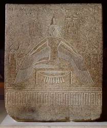 Isis Pterophoros, vom Sarkophag Ramses