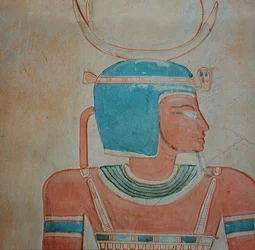 Der Gott Shepes, aus dem Grab des Prinzen Khaemwaset II., Sohn von Ramses III. (ca. 1187-1156 v. Chr.) Neues Reich