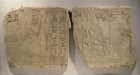 Amun-Re und Mut, aus Karnak, Theben, Spätzeit