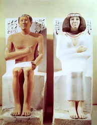Rahotep und seine Frau Nofret, um 2620 v. Chr.