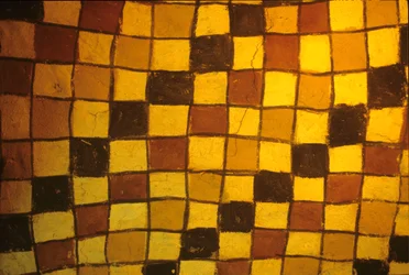 Altes Ägypten, Muster von der Grabdecke, Malerei/Fresko, Grab von Sennufer, Theben, Luxor