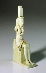 Amulett von Isis und Horus, 305-30 v. Chr.