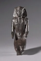 Statuette eines knienden Königs, griechisch-römische Zeit, 304-30 v. Chr.