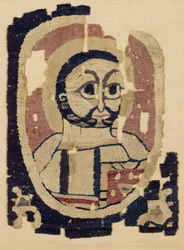 Fragment eines Kopfes, Koptisch