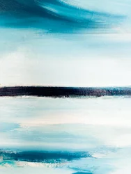 Abstrakter Blauer Horizont