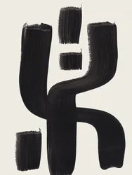 Fette schwarze Striche