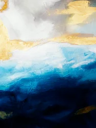 Goldener Seehorizont