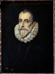 Porträt von Rodrigue Vazquez, Präsident des Finanzrats von Kastilien