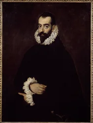 Vermutetes Porträt des Herzogs von Benavente Gemälde von Domenikos Theotokopoulos genannt El Greco (1541-1614)