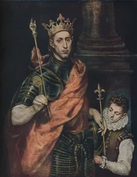 Der Heilige Ludwig, ca. 1585-1590