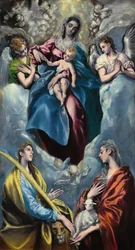 Madonna mit Kind, der heiligen Martina und der heiligen Agnes