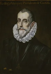 Porträt von Rodrigo Vázquez de Arce, erstes Drittel des 17. Jahrhunderts