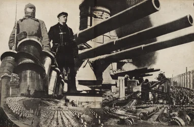 Die Rote Armee. Illustration aus USSR Builds Socialism, 1933