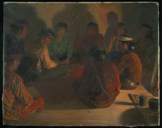 Navajo-Kartenspieler