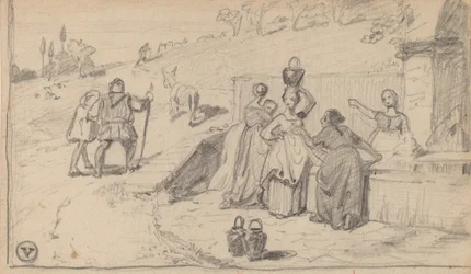 Vater und Sohn, ca. 1859