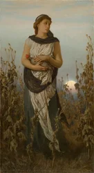 Erinnerung (Mädchen mit Mohnblumen)