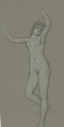 Studie für die Figur der Luna