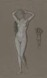 Studie für die Figur der Venus