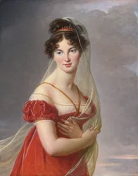 Porträt von Aglae Angelique Gabrielle de Gramont (1787-1842)