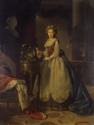 Porträt der Kaiserin Elisabeth Alexejewna, Prinzessin Louise von Baden 1779-1826, 1795