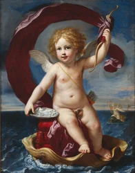 Amor triumphiert auf dem Meer, Amorino Medici, 1661