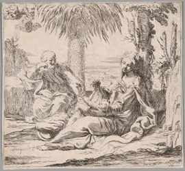 Die Rast auf der Flucht nach Ägypten