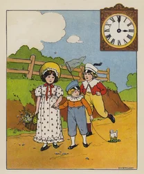 Gehzeit (Farblithografie)