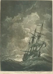 Schifffahrtsszene aus der Sammlung von John Chicheley, 1720er