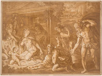 Die Anbetung der Hirten, 1724
