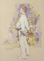 Alec in Weiß