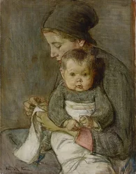 Mutter und Baby