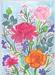 Ranunkelstrauß, 2018