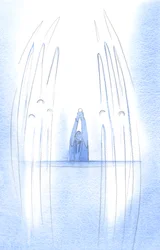 Engel umgeben Christus, wenn er verborgen in der Hostie unter uns erscheint; jeder Akt des Glaubens, den wir darbringen, zieht uns näher zum Himmel
