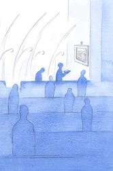 Als wir den Kreuzweg beteten, drehten sich die Engel mit uns (zur ersten 