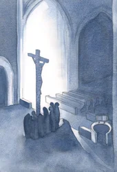 Bei der Messe bieten wir als Dankopfer ein heiliges und lebendiges Opfer dar