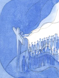 Durch sein göttliches Mitgefühl und in Solidarität mit seinem Volk auf Erden hat Christus die Sünden der gesamten Menschheit verhüllt